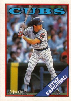 1988 O-Pee-Chee Baseball Cards 010      Ryne Sandberg